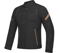 IXON Giacca tessile da moto Striker Retro impermeabile Nero Marrone 4XL Uomo