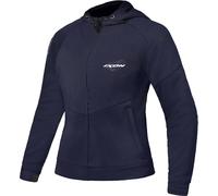 Giacca moto da donna IXON Touchdown blu-argento 4XL
