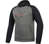 Ixon Touchdown Giacca tessile moto, nero-grigio, taglia 4XL per maschi