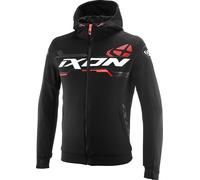 Felpa da motociclista IXON Touchdown Ultra nera-bianca-rossa 3XL