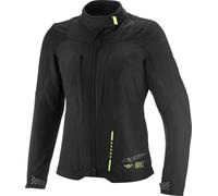 Ixon Tyr Parka impermeabile per motociclette, nero-giallo, taglia 3XL per donne