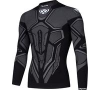 Ixon Underground Camicia funzionale a maniche lunghe, nero-grigio, taglia M L per maschi