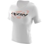 Ixon Unit T-shirt da donna, bianco-arancione, taglia L per donne