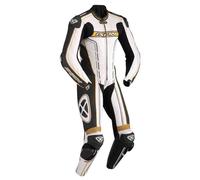Ixon Zenith Un pezzo tuta in pelle, nero-bianco-oro, taglia 46 per maschi