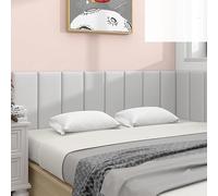 IXPIUZB Pannello da parete per bambini, autoadesivo, imbottito, 3D, anti-collisione, per fai da te, per autismo, stanza dei giochi, cameretta dei bambini, 4 pezzi, 30 x 70 cm, colore grigio