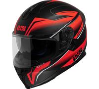 IXS 1100 2.3 Casco, nero-rosso, taglia XS