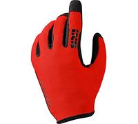 IXS Carve Gloves Fluo Red M, Guanti Unisex Adulto, Rosso