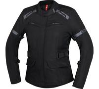 IXS Evans-ST 2.0 Giacca tessile da moto da donna impermeabile, nero, Taglia XXL