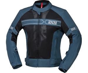 IXS Evo-Air Giacca tessile moto, nero-blu, taglia S per maschi