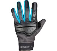 IXS Evo-Air Guanti moto donna, nero/blu, Taglia S