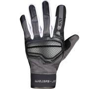 IXS Evo-Air Guanti moto donna, nero/grigio/bianco, Taglia L