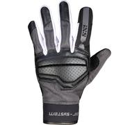 IXS Evo-Air Guanti moto donna, nero/grigio/bianco, Taglia M