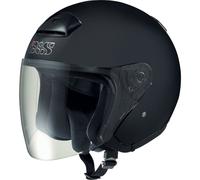 IXS HX 118 Casco Jet, nero opaco, Taglia XS (53/54)