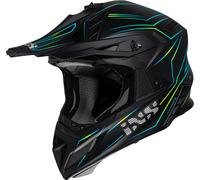 IXS iXS189FG 2.0 Casco Motocross, nero opaco/giallo, Taglia XL (61/62)