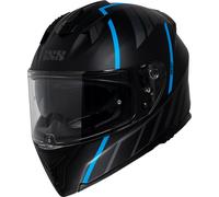 IXS iXS217 2.0 Casco, nero opaco/blu, Taglia M (57/58)