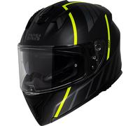 IXS iXS217 2.0 Casco, nero opaco/giallo, Taglia S (55/56)