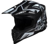 IXS iXS363 2.0 Casco Motocross, nero/grigio/bianco, Taglia L (59/60)