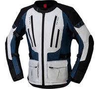 IXS Lennik-ST Giacca tessile moto, nero-grigio-blu, taglia 4XL per maschi