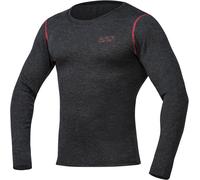 IXS Merino 365 Camicia funzionale, grigio, Taglia XS/S