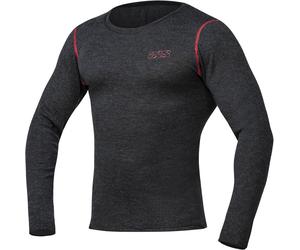 IXS Merino 365 Camicia funzionale, grigio, Taglia XS/S