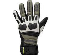 IXS Montevideo Short-ST Guanti impermeabili da motocicletta, Verde, Taglia S