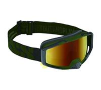 iXS Motocross Brille Hack Goggle Mirror, Olive, 469-510-9030