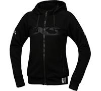 IXS Rapid 1.0 Felpa con cappuccio e zip da moto da donna, nero, taglia S per donne