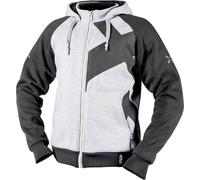 IXS Rapid 1.0 Felpa con cappuccio e zip da moto, grigio/grigio scuro, Taglia L