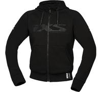 IXS Rapid 1.0 Felpa con cappuccio e zip da moto, nero, taglia XL per maschi
