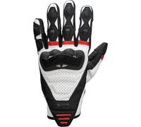 IXS Rapid 1.0 Guanti Moto traforati, nero-bianco-rosso, taglia 2XL per maschi