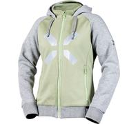 IXS Rapid 1.0 Hoodie, giacca tessile donna M female Verde Chiaro/Grigio Chiaro
