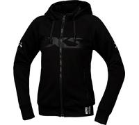 IXS Rapid 1.0 Felpa con cappuccio e zip da moto da donna, nero, taglia 2XL per donne
