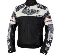 IXS Rapid-STX 2.1 Giacca tessile da motocicletta impermeabile, nero/grigio chiaro, Taglia L