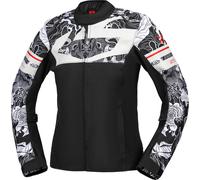 IXS Rapid-STX 2.1 Giacca tessile impermeabile per motociclette, nero-grigio, taglia 2XL per donne