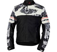 IXS Rapid-STX 2.1 Graphic, giacca tessile impermeabile 5XL male Nero/Grigio/Grigio Chiaro