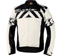 IXS Rapid-STX 2.1 Stripe, giacca tessile impermeabile S male Grigio Chiaro/Nero