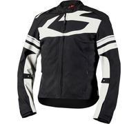 IXS Rapid-STX 2.2 Giacca tessile da motocicletta impermeabile, nero/grigio chiaro, Taglia 4XL