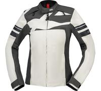 IXS Rapid-STX 2.2 Giacca tessile impermeabile per motociclette, grigio, taglia M per donne