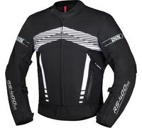 IXS RS-400-ST 3.0 Giacca tessile da moto impermeabile, Bianco/nero, Taglia S