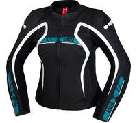 IXS RS-600 1.0 Giacca donna moto in pelle, nero-blu, taglia 36 per donne