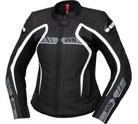 IXS RS-600 1.0, giacca di pelle donna 38 female Nero/Grigio/Bianco