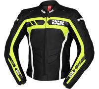IXS Sport RS-600 1.0 Giacca in pelle motociclistica, nero-giallo, taglia 54