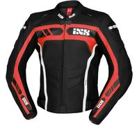 IXS RS-600 1.0, giacca in pelle 54 male Nero/Rosso/Bianco