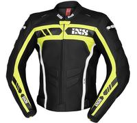 IXS Sport LD RS-600 1.0, giacca di pelle 56 male Nero/Giallo/Bianco