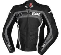 IXS Sport LD RS-600 1.0, giacca di pelle 50 male Nero/Grigio/Bianco