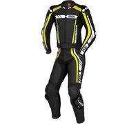 IXS Sport RS-800 1.0 Abito moto due pezzi in pelle, nero-bianco-giallo, taglia 52 per maschi