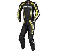 IXS Sport RS-800 1.0 Abito moto due pezzi in pelle, nero/giallo/bianco, Taglia 52