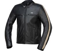 IXS Stripe Giacca moto in pelle, nero, Taglia 62