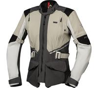 IXS Tourster-STX 1.0 impermeabile Giacca tessile moto da donna, grigio scuro, Taglia L