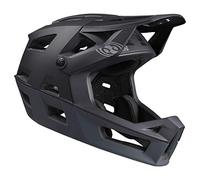 IXS Trigger FF, Casco Integrale per Mountain Bike, Bici elettrica, BMX. Unisex-Adulto, Nero, XS